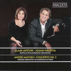 Lefèvre Alain Falletta Joann Bu - Mathieu: Concerto No.3 i gruppen CD hos Bengans Skivbutik AB (4178122)