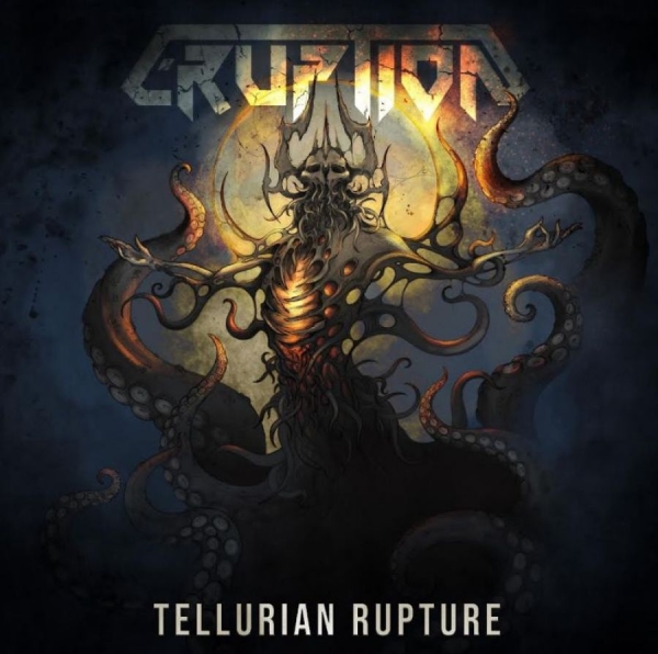 Eruption - Tellurian Rupture (Black & Gold) i gruppen VINYL / Metal/ Heavy metal hos Bengans Skivbutik AB (4178753)