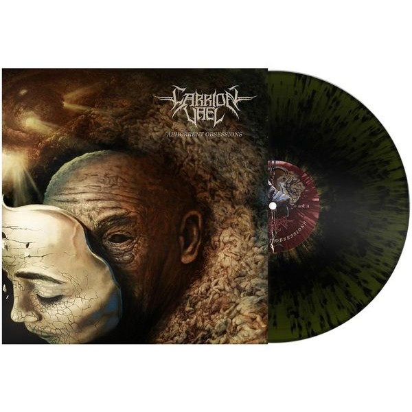 Carrion Vael - Abhorrent Obsessions (Tri-Color) i gruppen VINYL / Metal/ Heavy metal hos Bengans Skivbutik AB (4181289)