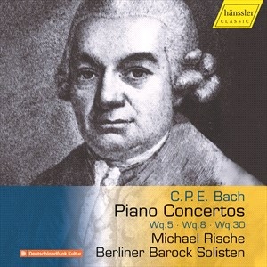 Bach Carl Philipp Emanuel - Piano Concertos Wq.5, Wq.8, & Wq.30 i gruppen CD hos Bengans Skivbutik AB (4181454)