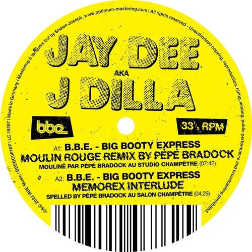 J Dilla - J Dilla - B.B.E. - Big Booty Express (Vinyl) i gruppen VINYL / Hip Hop hos Bengans Skivbutik AB (4182243)
