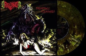 Revolting - Dreadful Pleasures (Dark Hell Marbl i gruppen VINYL / Metal/ Heavy metal hos Bengans Skivbutik AB (4182869)