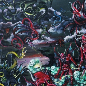 Daeva - Through Sheer Will And Black Magic i gruppen VINYL / Metal hos Bengans Skivbutik AB (4185213)