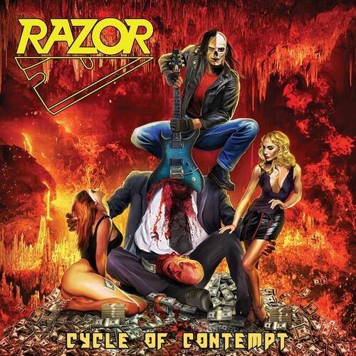 Razor - Cycle Of Contempt i gruppen VINYL / Metal/ Heavy metal hos Bengans Skivbutik AB (4186371)