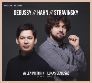 Aylen Pritchin - Debussy/Hahn/Stravinsky: Works For Violin & Piano i gruppen CD hos Bengans Skivbutik AB (4186521)