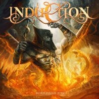 Induction - Born From Fire (Yellow/ Red Marbled i gruppen VINYL / Metal hos Bengans Skivbutik AB (4187753)