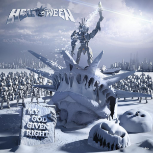 Helloween - My God-Given Right (Blue Splatter V i gruppen Minishops / Helloween hos Bengans Skivbutik AB (4189708)