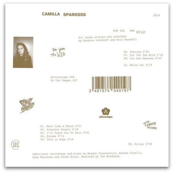 Camilla Sparksss - For You The Wild i gruppen CD / Pop hos Bengans Skivbutik AB (4190340)