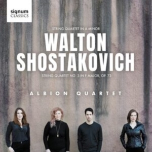 Shostakovich Dmitri Walton Willi - Walton: String Quartet In A Minor i gruppen CD hos Bengans Skivbutik AB (4192668)