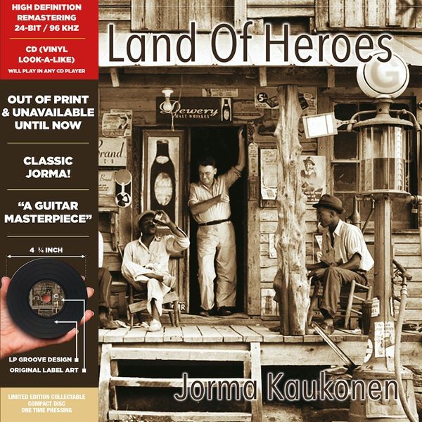 Jorma Kaukonen - Land Of Heroes i gruppen CD / Rock hos Bengans Skivbutik AB (4199157)
