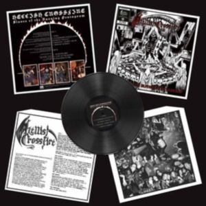 Hellish Crossfire - Slaves Of The Burning Pentagram (Vi i gruppen VINYL / Metal hos Bengans Skivbutik AB (4206558)