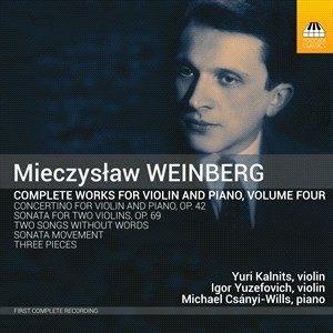 Weinberg Mieczyslaw - Complete Works For Violin & Piano, i gruppen CD hos Bengans Skivbutik AB (4208913)