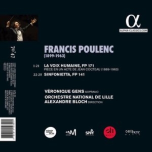 Poulenc Francis - La Voix Humaine i gruppen CD hos Bengans Skivbutik AB (4208959)