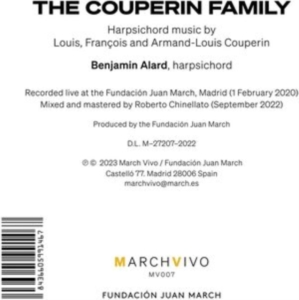 Couperin Francois Couperin Louis - The Couperin Family i gruppen Externt_Lager / Naxoslager hos Bengans Skivbutik AB (4208962)