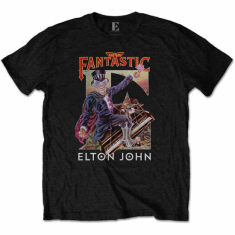 Elton John - Unisex T-Shirt: Captain Fantastic i gruppen Annet /  hos Bengans Skivbutik AB (4212458r)