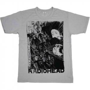 Radiohead - Scribble Uni Grey T-Shirt i gruppen Annet / hos Bengans Skivbutik AB (4213297r)