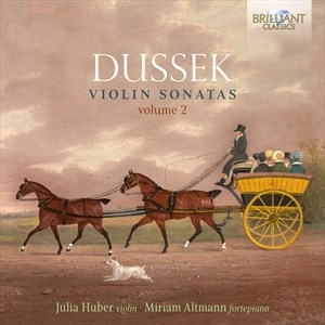 Dussek Johann Ladislaus - Violin Sonatas, Vol. 2 i gruppen CD hos Bengans Skivbutik AB (4216583)