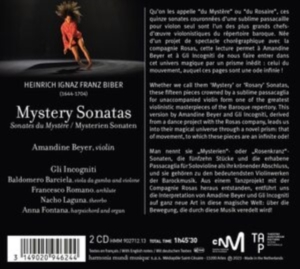 Amandine & Gli Incogniti Beyer - Biber Mystery Sonatas (Rosenkranz-Sonaten) i gruppen CD hos Bengans Skivbutik AB (4216832)