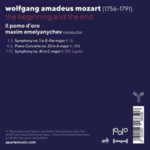 Il Pomo D'oro Didonato - Mozart The Beginning & The End - The Symphonies i gruppen CD / Klassisk,Annet hos Bengans Skivbutik AB (4216837)