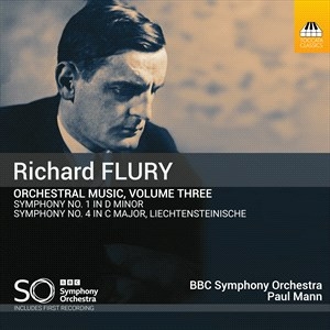 Flury Richard - Orchestral Music, Vol. 3 i gruppen CD hos Bengans Skivbutik AB (4223618)