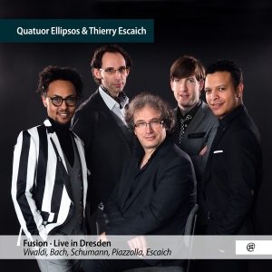 Quatuor Ellipsos & Thierry Escaich - Fusion - Live In Dresden i gruppen CD hos Bengans Skivbutik AB (4223771)