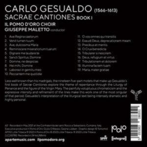 Il Pomo D'oro - Gesualdo: Sacrae Cantiones i gruppen CD / Klassisk,Annet hos Bengans Skivbutik AB (4224894)