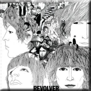 The Beatles - FRIDGE MAGNET: REVOLVER i gruppen Minishops / Beatles hos Bengans Skivbutik AB (4225940)
