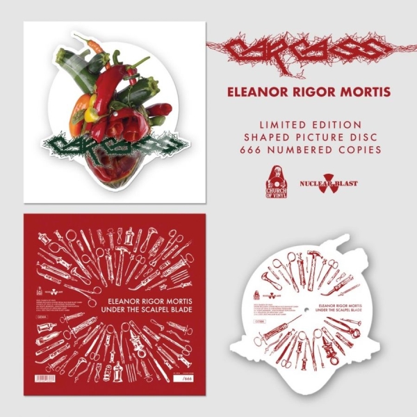 Carcass - Eleanor Rigor Mortis (Shaped Pictur i gruppen VINYL / Metal hos Bengans Skivbutik AB (4226854)