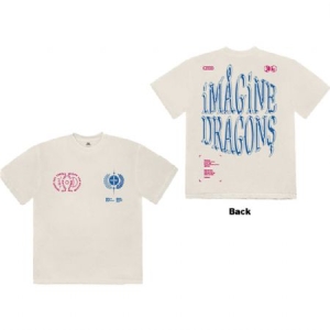 Imagine Dragons - Imagine Dragons Unisex T-Shirt: Lyrics (Back Print) i gruppen Minishops / Imagine Dragons hos Bengans Skivbutik AB (4229526r)