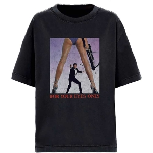 James Bond - For Your Eyes Only Uni Bl    i gruppen MERCH / T-Shirt / Rockoff_Nya April24 hos Bengans Skivbutik AB (4229800r)