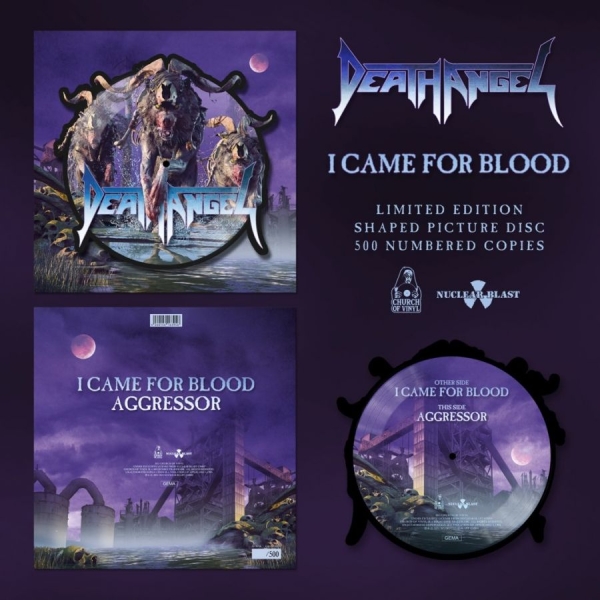 Death Angel - I Came For Blood (Shaped Picture Di i gruppen VINYL / Metal hos Bengans Skivbutik AB (4230206)