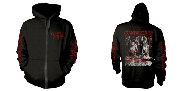 Cannibal Corpse - Zip-Hood - Butchered At Birth (Xl) i gruppen MERCH / Klær / Hettegensere hos Bengans Skivbutik AB (4230382)