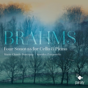 Marie-Claude & Karolos Zouganelis Bantigny - Brahms Four Sonatas For Cello & Piano i gruppen CD hos Bengans Skivbutik AB (4231219)
