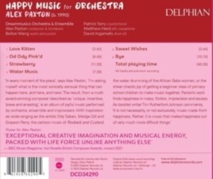 Dreammusics Orchestra - Alex Paxton: Happy Music For Orches i gruppen Externt_Lager / Naxoslager hos Bengans Skivbutik AB (4232426)