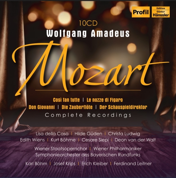 Mozart Wolfgang Amadeus - 4 Operas Complete Recordings (10Cd) i gruppen CD / Toppselgere hos Bengans Skivbutik AB (4233511)