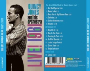 Jones Quincy - Live! 1961 i gruppen CD / Jazz hos Bengans Skivbutik AB (4236002)