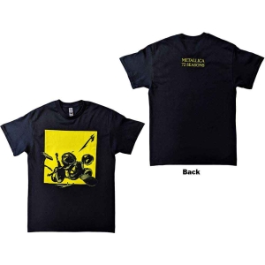 Metallica - 72 Seasons Broken/Burnt Drums Uni Bl  i gruppen MERCHANDISE / T-shirt / Metal hos Bengans Skivbutik AB (4236177r)