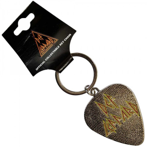 Def Leppard - Keychain: Logo Pick (Enamel In-fill) i gruppen MERCHANDISE / Nøkkelring / Heavy Metal hos Bengans Skivbutik AB (4237139)