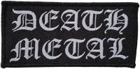 Death Metal - Patch Death Metal (4,8 X 9,9 Cm) i gruppen MERCHANDISE / Tøypatch / Heavy Metal hos Bengans Skivbutik AB (4238926)