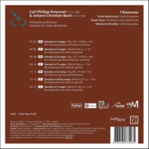 Bach C P E Bach J C - C.P.E. Bach & J.C. Bach: Virtuosity i gruppen CD hos Bengans Skivbutik AB (4242247)