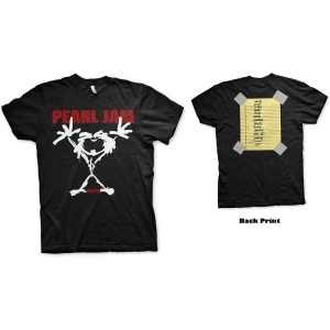 Pearl Jam - Unisex T-Shirt: Stickman (Back Print) (2XL) i gruppen MERCHANDISE / T-shirt / Pop-Rock hos Bengans Skivbutik AB (4243662)