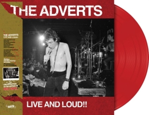 Adverts The - Live & Loud (Coloured Vinyl Lp) i gruppen VINYL / Metal,Pop-Rock hos Bengans Skivbutik AB (4244923)