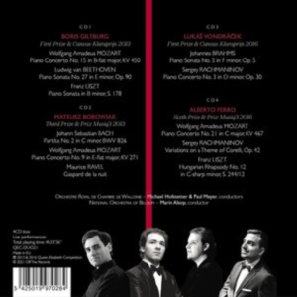 Various - Queen Elisabeth Competition - Piano i gruppen Externt_Lager / Naxoslager hos Bengans Skivbutik AB (4248767)
