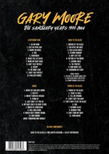 Gary Moore - The Sanctuary Years i gruppen CD / Rock hos Bengans Skivbutik AB (4259077)