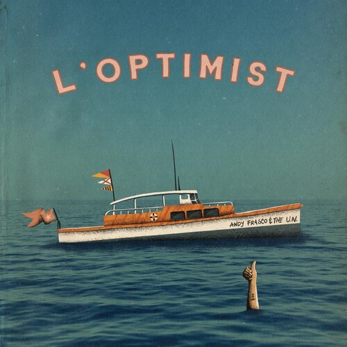 Frasco Andy & The U.N. - L'optimist (Electric Denim Vinyl) i gruppen Annet / hos Bengans Skivbutik AB (4262010)