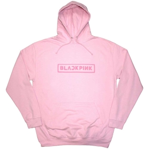Blackpink - Logo Uni Pink Hoodie i gruppen MERCH hos Bengans Skivbutik AB (4262266r)