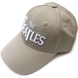 The Beatles - White Drop T Logo Sand Baseball C i gruppen MERCHANDISE / Merch / Pop-Rock hos Bengans Skivbutik AB (4262780)