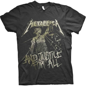 Metallica - Justice Vintage Uni Bl (M) i gruppen MERCHANDISE / T-shirt / Heavy Metal hos Bengans Skivbutik AB (4262856)