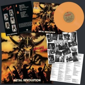 Living Death - Metal Revolution (Orange Vinyl Lp) i gruppen VINYL / Metal/ Heavy metal hos Bengans Skivbutik AB (4262990)