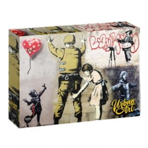 Banksy - Banksy Graffiti Painter (1000Pc) Puzzle i gruppen Labels /  hos Bengans Skivbutik AB (4264580)